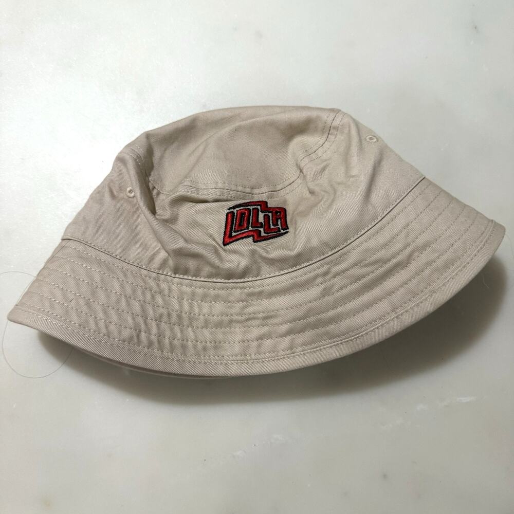 Beechfield EarthAware Natural Bucket Hat Beige Red Cottagecore Cabincore Outdoor